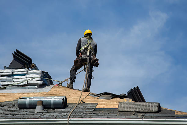 Professional Roofing technician working in Woodstock, NY
